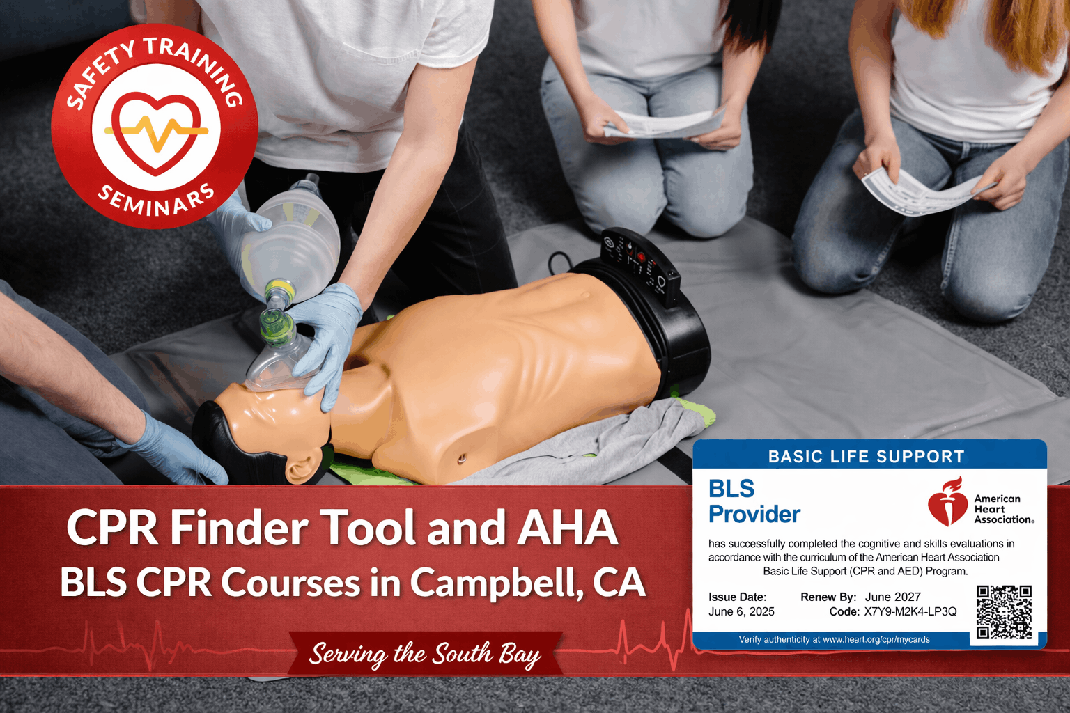 CPR and BLS training in Campbell